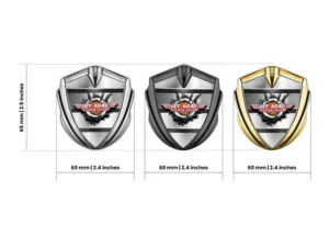 Metall Kuppel Emblem Robuste Schicke Form